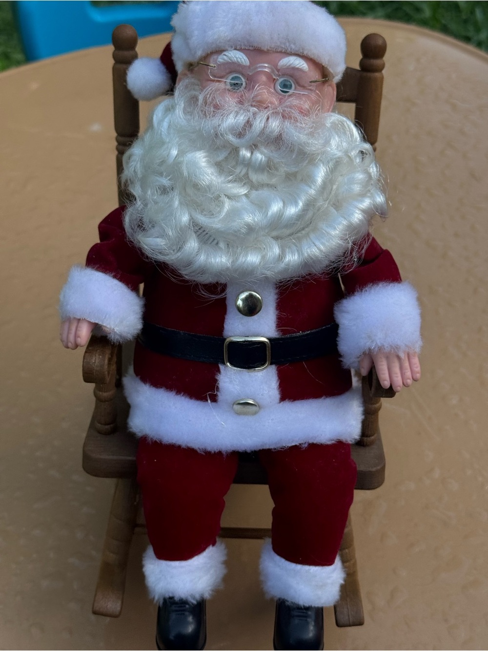Classic Santa Claus Figurine in Red and White